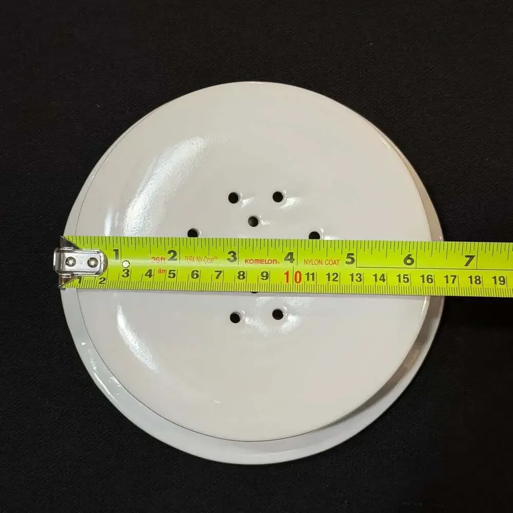 Crate & Barrel White Stoneware Brie Baker Cheese Dish with Vented Lid
